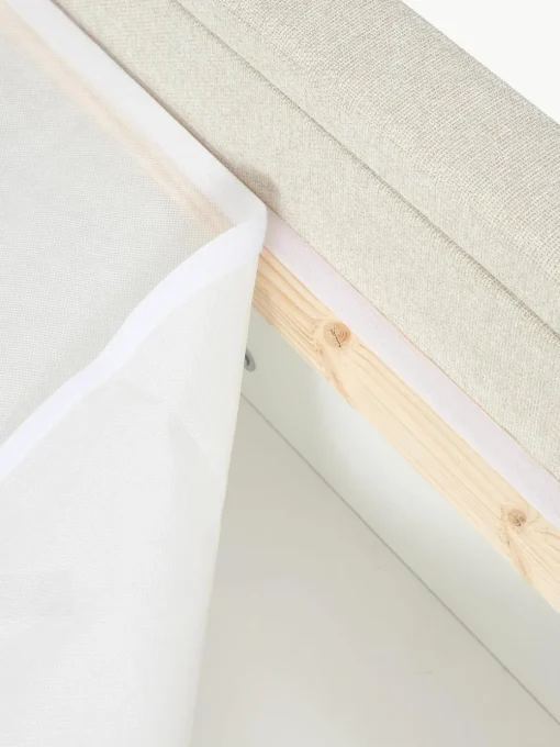 Gestoffeerd bed Arche met lades