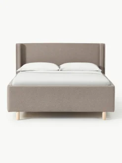 Gestoffeerd bed Arche met lades