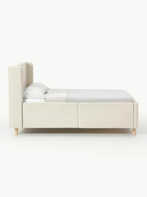 Gestoffeerd bed Arche met lades