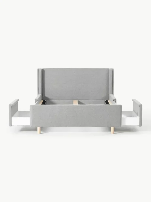 Gestoffeerd bed Arche met lades