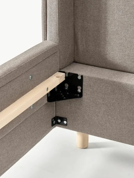Gestoffeerd bed Arche met lades
