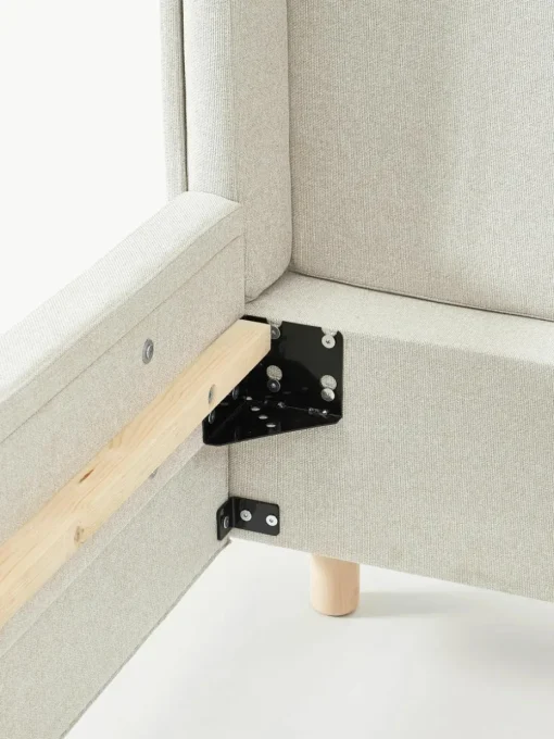 Gestoffeerd bed Arche met lades