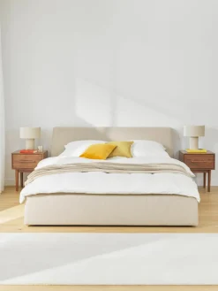 Gestoffeerd bed Cloud met opbergruimte