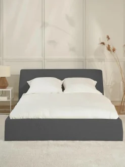 Gestoffeerd bed Cloud met opbergruimte