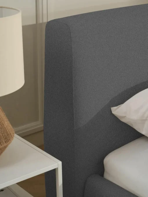 Gestoffeerd bed Cloud met opbergruimte