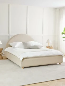 Gestoffeerd bed Ebba met opbergruimte
