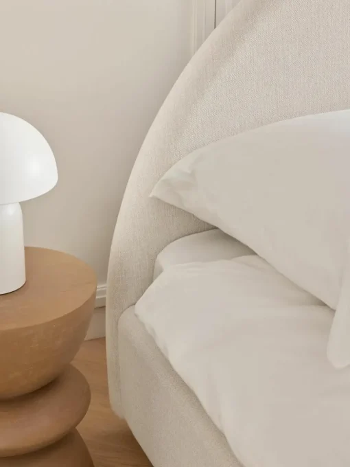 Gestoffeerd bed Ebba met opbergruimte