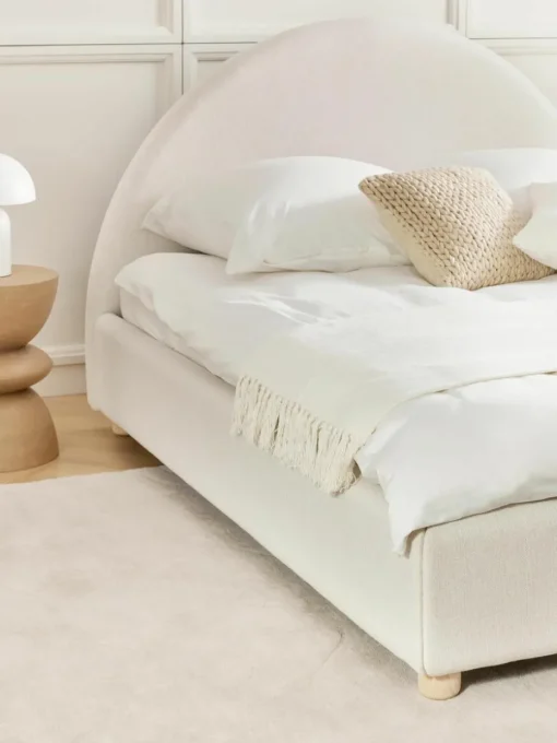 Gestoffeerd bed Ebba met opbergruimte