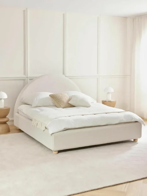 Gestoffeerd bed Ebba met opbergruimte
