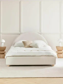 Gestoffeerd bed Ebba met opbergruimte