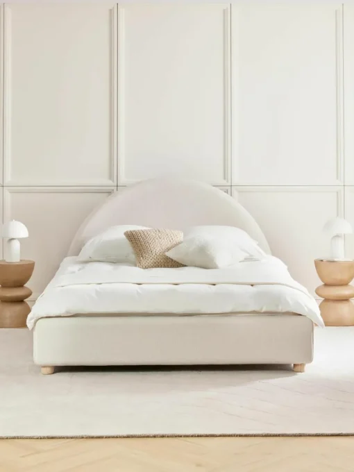Gestoffeerd bed Ebba met opbergruimte