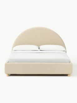 Gestoffeerd bed Ebba met opbergruimte