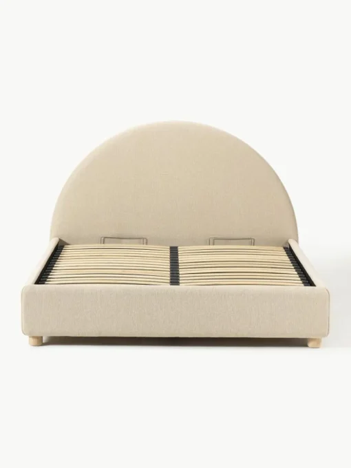 Gestoffeerd bed Ebba met opbergruimte