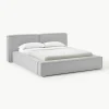 Gestoffeerd bed Lennon met opbergruimte