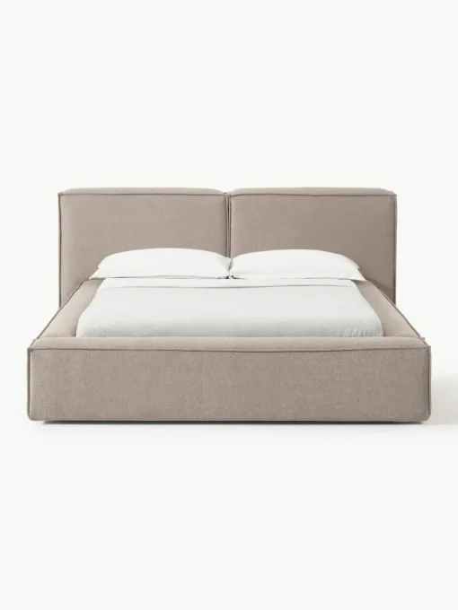 Gestoffeerd bed Lennon met opbergfunctie