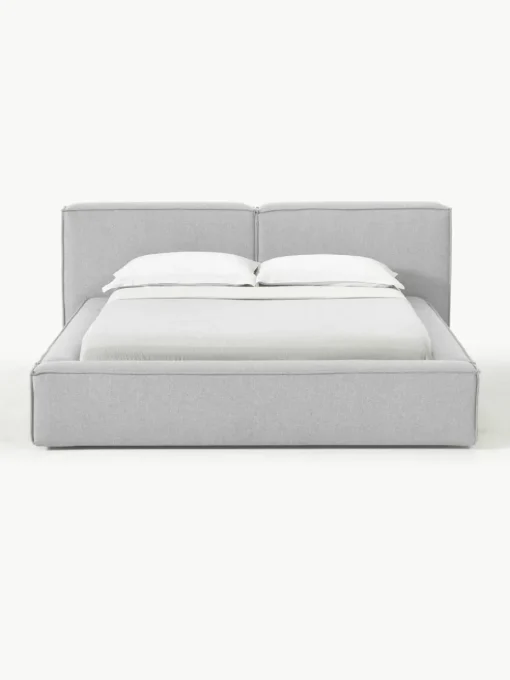 Gestoffeerd bed Lennon met opbergruimte