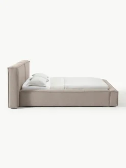 Gestoffeerd bed Lennon met opbergfunctie