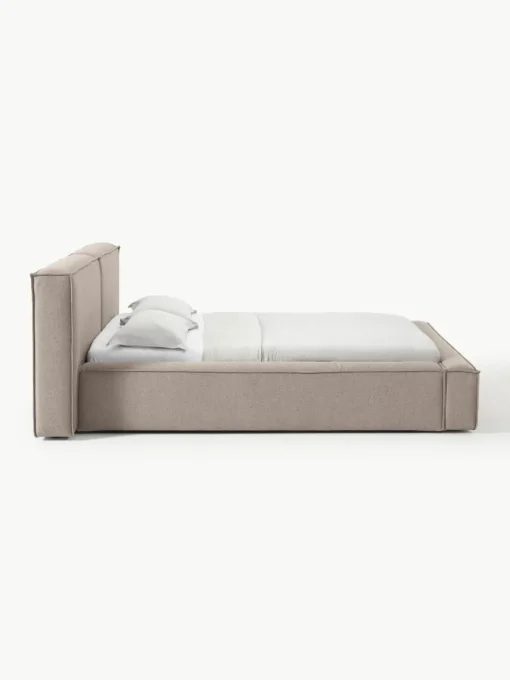 Gestoffeerd bed Lennon met opbergfunctie