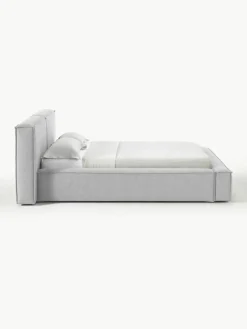 Gestoffeerd bed Lennon met opbergruimte