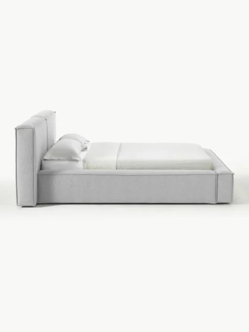 Gestoffeerd bed Lennon met opbergruimte