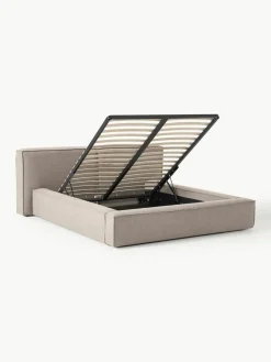 Gestoffeerd bed Lennon met opbergfunctie