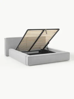 Gestoffeerd bed Lennon met opbergruimte