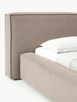 Gestoffeerd bed Lennon met opbergfunctie