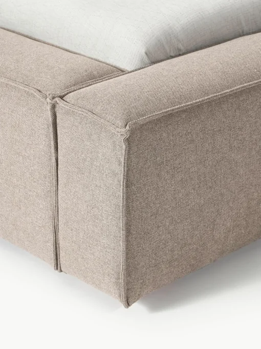 Gestoffeerd bed Lennon met opbergfunctie