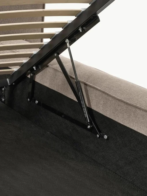 Gestoffeerd bed Lennon met opbergfunctie
