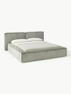 Gestoffeerd bed Lennon van corduroy