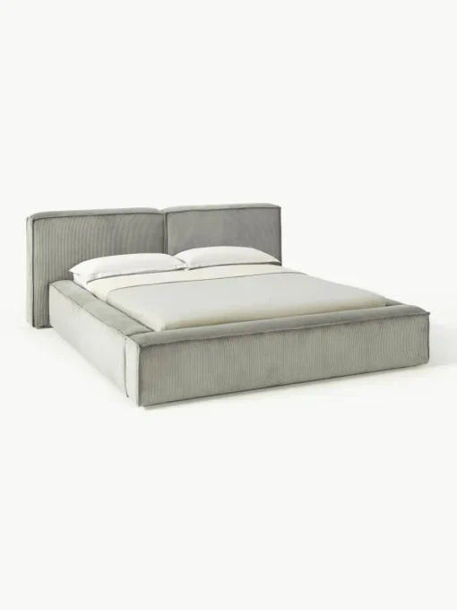 Gestoffeerd bed Lennon van corduroy