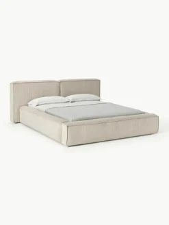 Gestoffeerd bed Lennon van corduroy