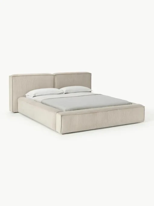 Gestoffeerd bed Lennon van corduroy