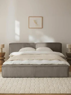 Gestoffeerd bed Lennon van corduroy