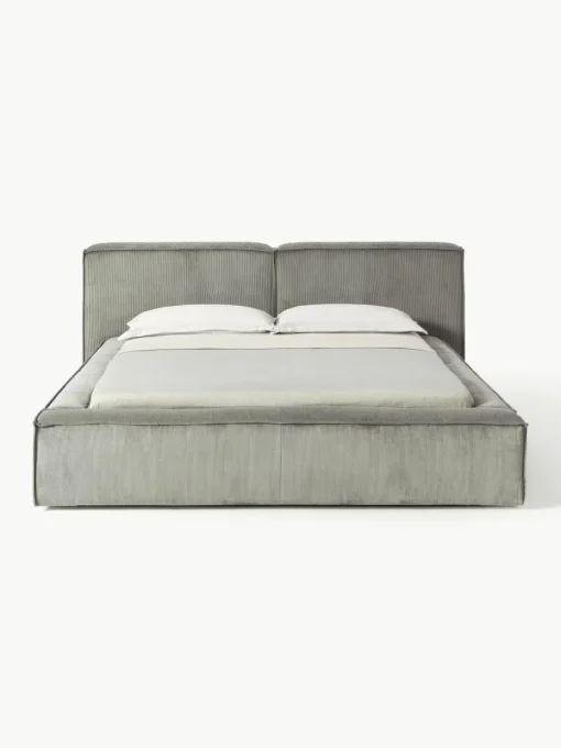 Gestoffeerd bed Lennon van corduroy