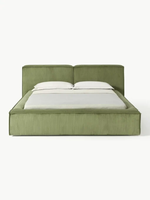 Gestoffeerd bed Lennon van corduroy