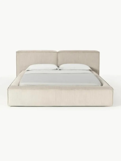 Gestoffeerd bed Lennon van corduroy