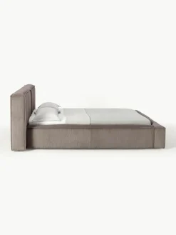 Gestoffeerd bed Lennon van corduroy