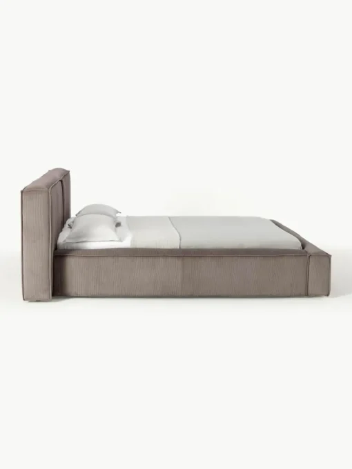 Gestoffeerd bed Lennon van corduroy