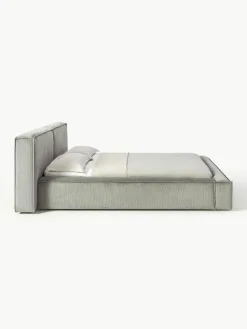 Gestoffeerd bed Lennon van corduroy