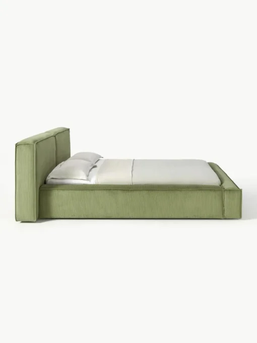 Gestoffeerd bed Lennon van corduroy