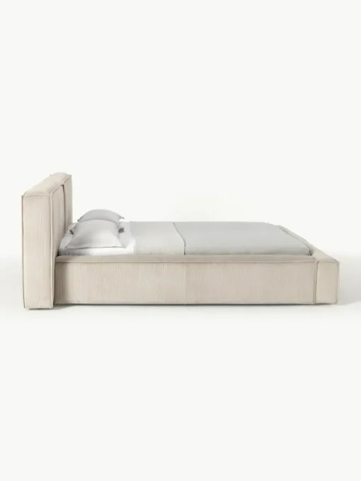 Gestoffeerd bed Lennon van corduroy