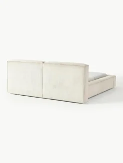 Gestoffeerd bed Lennon van corduroy met opbergfunctie