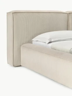 Gestoffeerd bed Lennon van corduroy