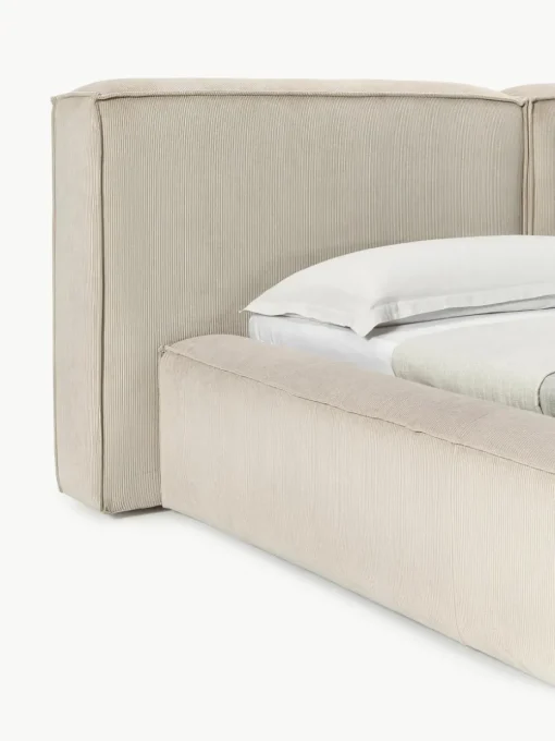 Gestoffeerd bed Lennon van corduroy