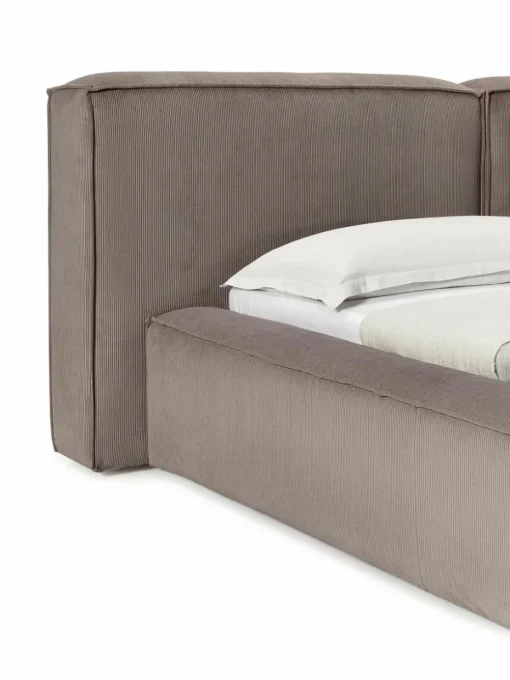 Gestoffeerd bed Lennon van corduroy