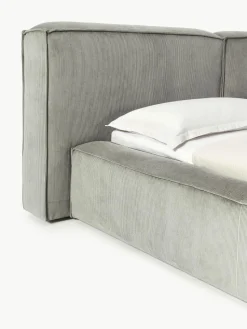 Gestoffeerd bed Lennon van corduroy