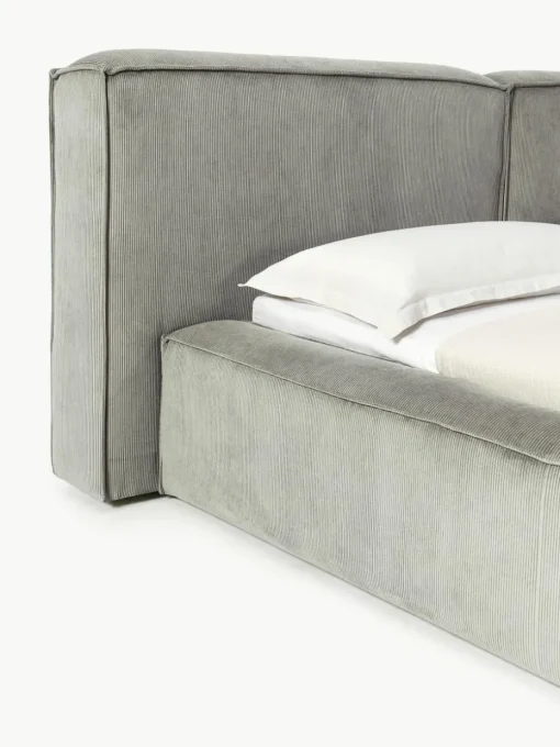 Gestoffeerd bed Lennon van corduroy