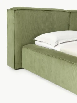 Gestoffeerd bed Lennon van corduroy