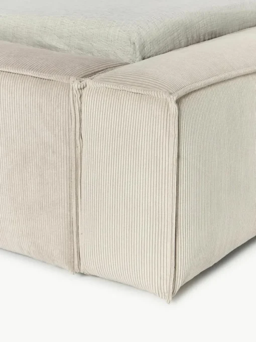 Gestoffeerd bed Lennon van corduroy